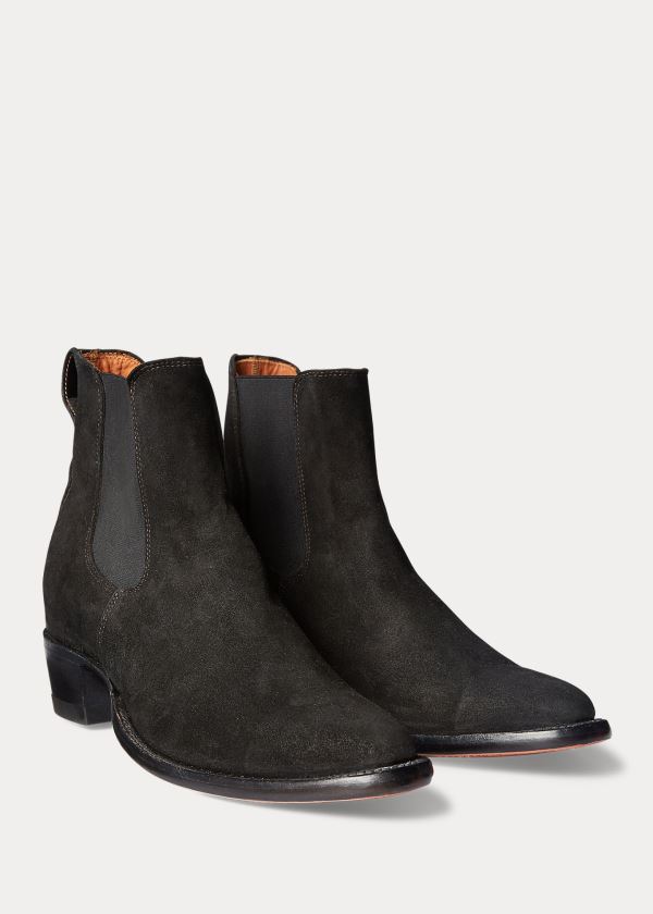 Ralph Lauren Plainview Suede Chelsea Boots Herre Danmark (JNVZT1257)